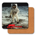 4" Square Coaster w/ 3D Lenticular Images of Astronaut (Custom)